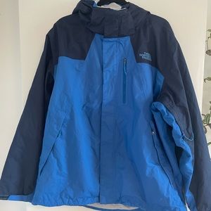 North Face color block jacket